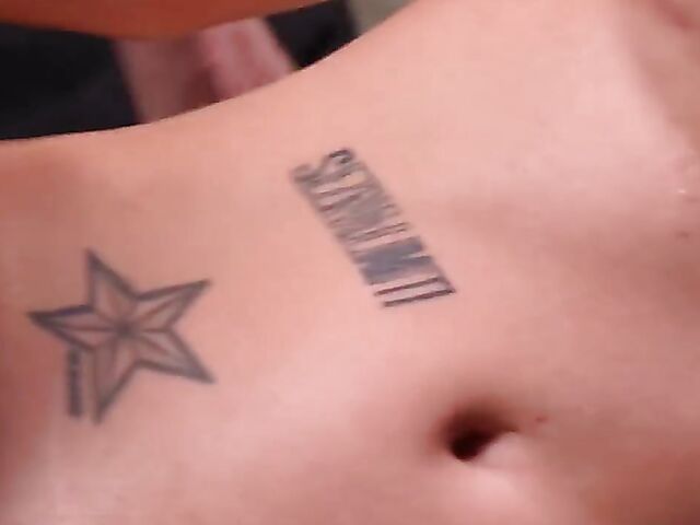 Hard DP in the bathroom with submissive Silvia Dellai