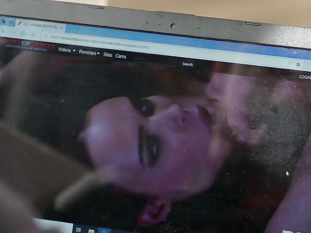 Hard DP in the bathroom with submissive Silvia Dellai