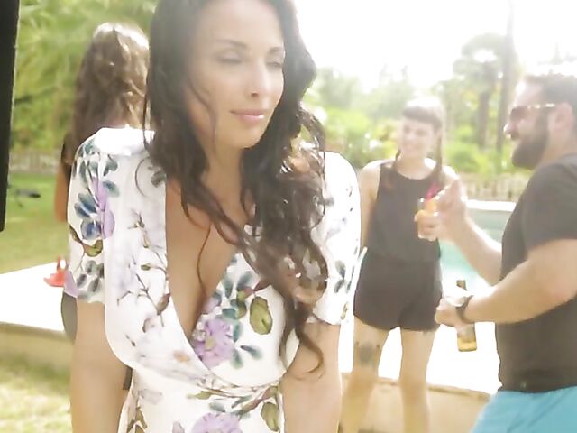 Natural busty pornstar Anissa Kate is happy to fuck