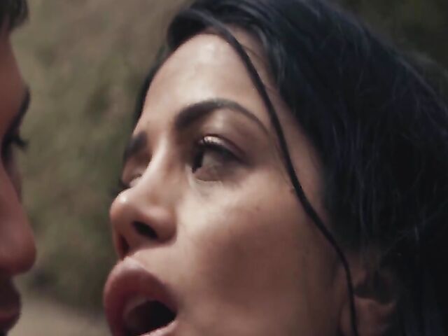 Julia De Luca - Romantic nudist couple's beach sex by the sea