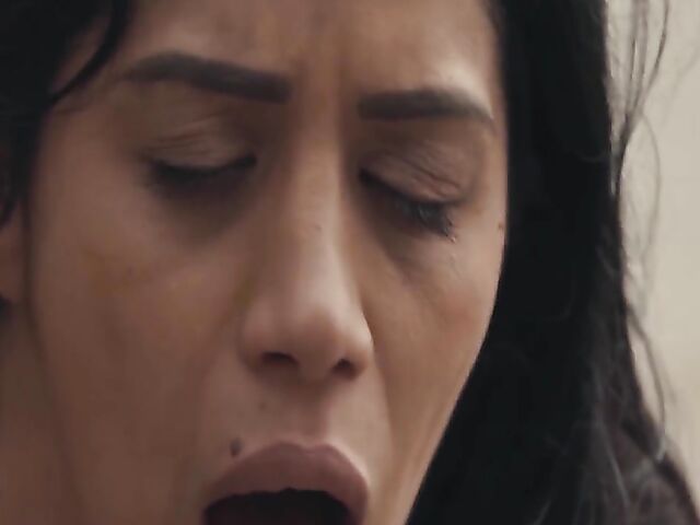 Julia De Luca - Romantic nudist couple's beach sex by the sea