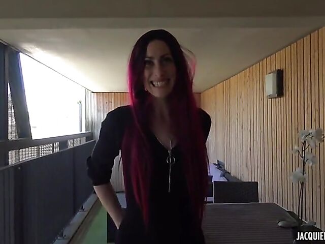 Tall French lady Carlie tries double anal penetration