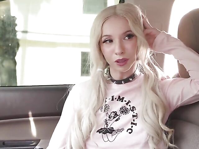 Petite blonde anal lesson featuring Kenzie Reeves