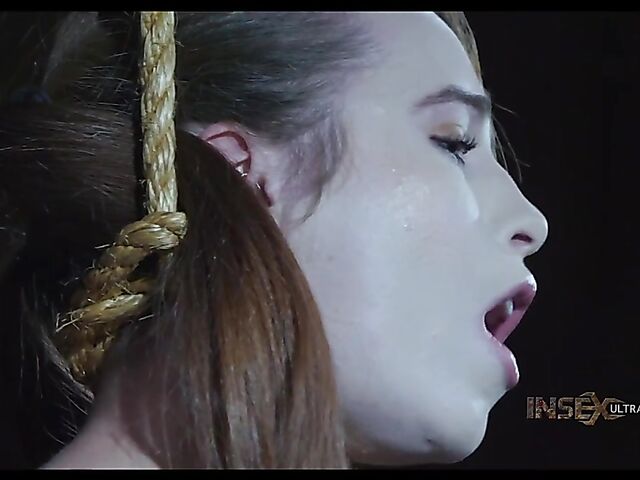 Brooke Johnson - A helpless slave girl in restraints