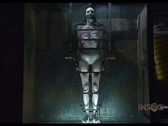 Brooke Johnson - A helpless slave girl in restraints