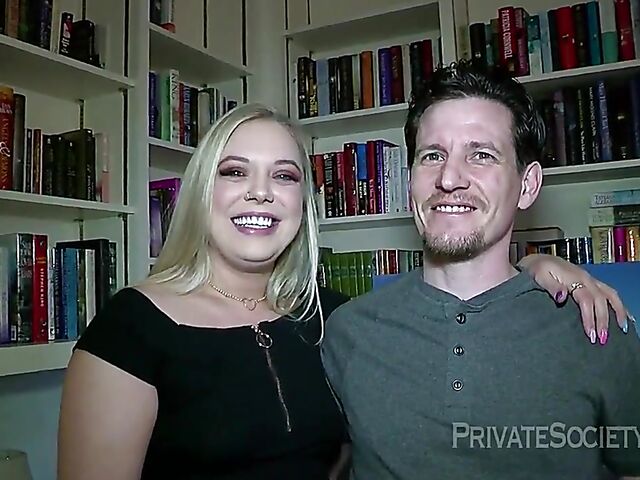 Couple anal with blonde Lana and her lucky partner