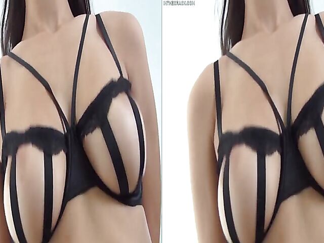 3D VR solo strip tease with beautiful Eliza Ibarra