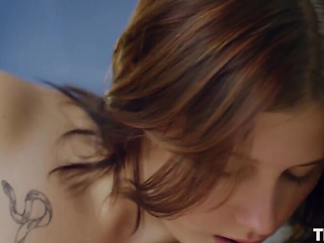 Anais & Riya - Cute lesbian tied to bed and pleased