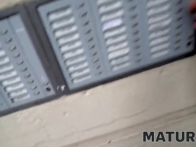 Big titted mature brunette Booby M loves hard cocks very much