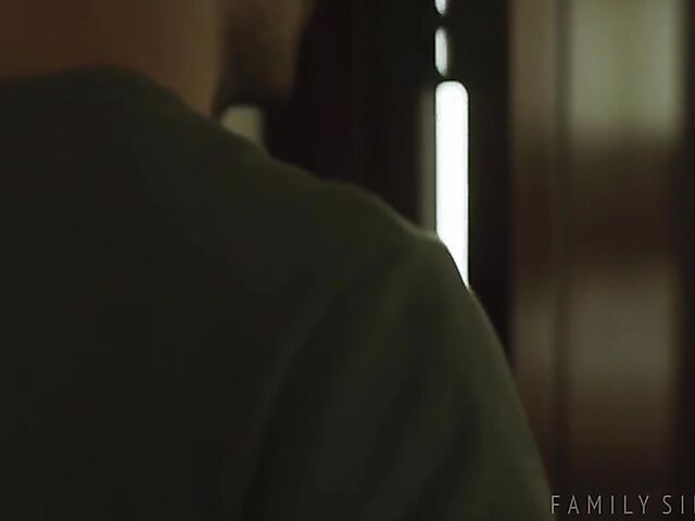 London Rose - Horny blonde MILF caught by her son in law