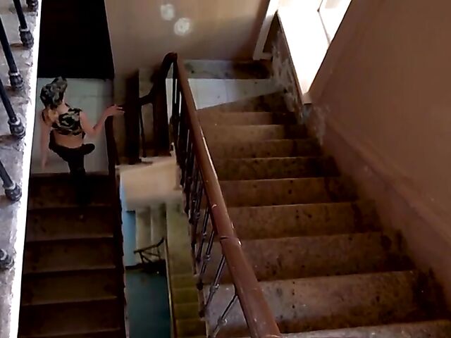 3 on 1 airtight gang bang with flexible army girl Mira Biliss