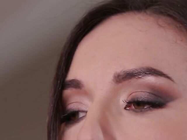 BDSM DP with good looking sex slave Nataly Gold