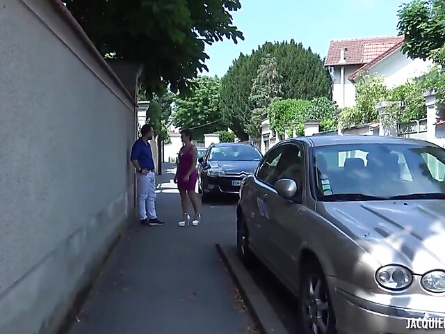 Marie's interracial MMF 3some with double vag and ass fuck