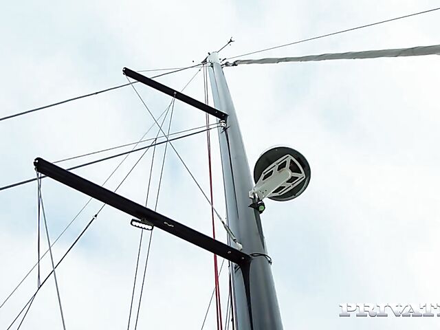 Hot blonde captain Julia Parker is so horny!