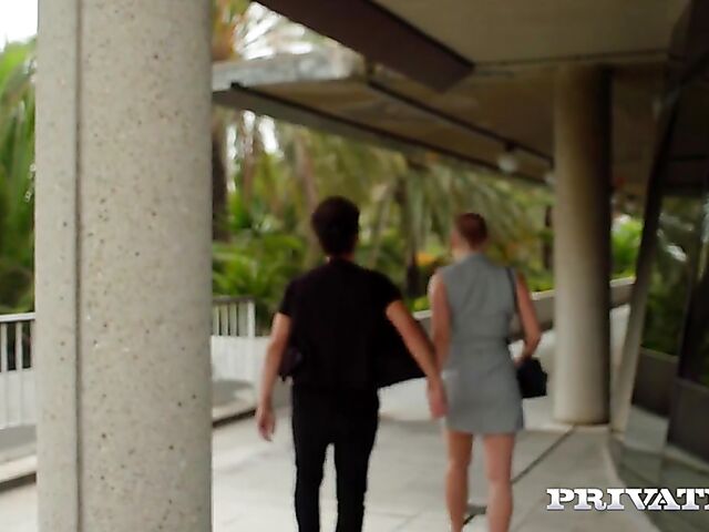 Hot blonde captain Julia Parker is so horny!