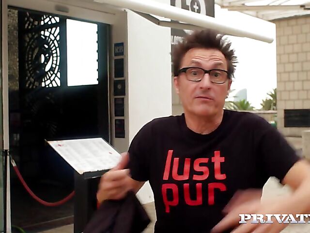 Hot blonde captain Julia Parker is so horny!