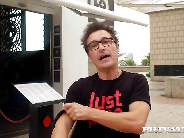 Hot blonde captain Julia Parker is so horny!