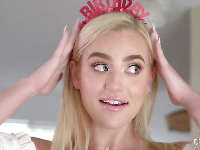 Birthday fuck with eager blonde teen Blake Blossom