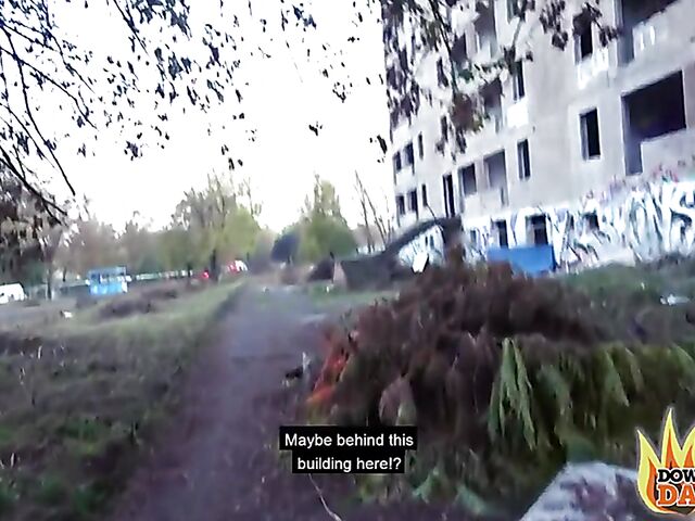 Public fuck with tattooed slut Claudia Swea aka Claudia Bitch