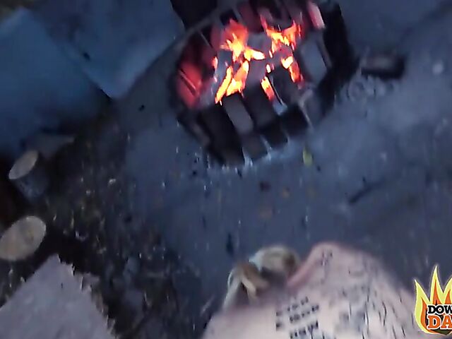 Public fuck with tattooed slut Claudia Swea aka Claudia Bitch