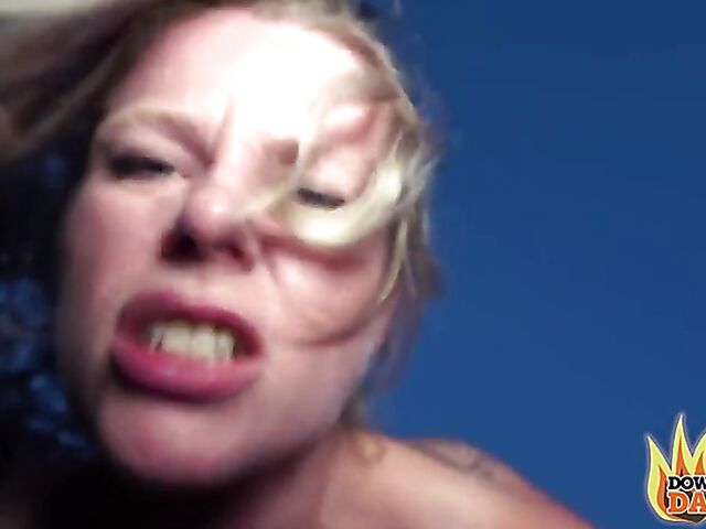 Public fuck with tattooed slut Claudia Swea aka Claudia Bitch