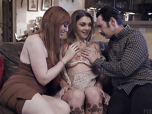 Big tits threesome with Gabbie Carter and Lauren Phillips