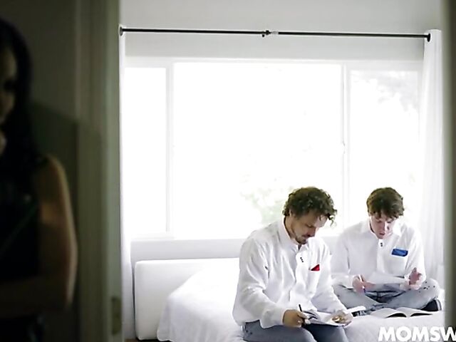 2 on 2 MILF foursome with Tricia Oaks and Lily Lane