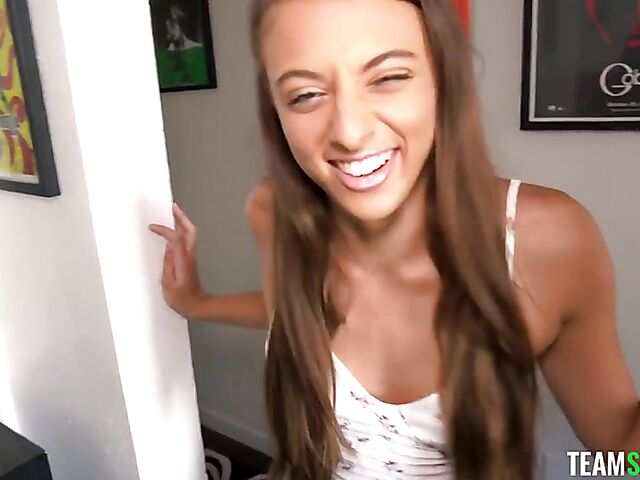 Naughty natural girl Gia Derza having sex POV style