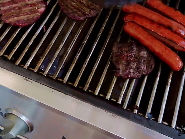 Ava Sinclaire - Blonde teen anal Independence Day BBQ on the balcony