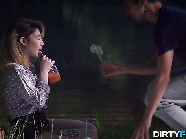 Milana - Young hot couple having a great time