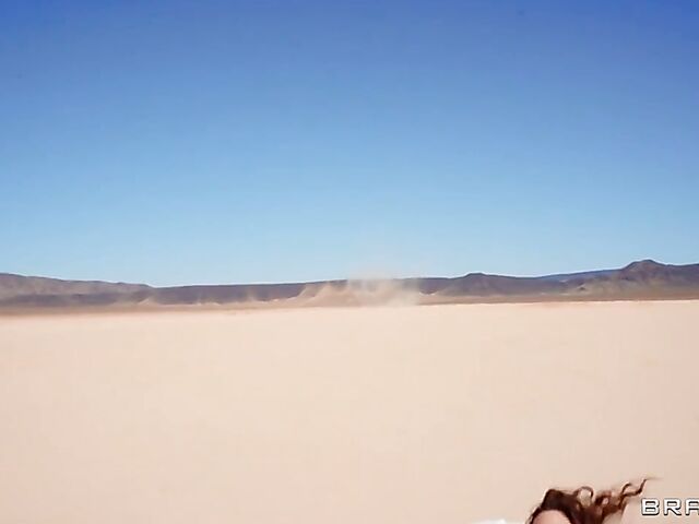 Trailer fuck in the desert with big titted MILF pornstar Alexis Fawx