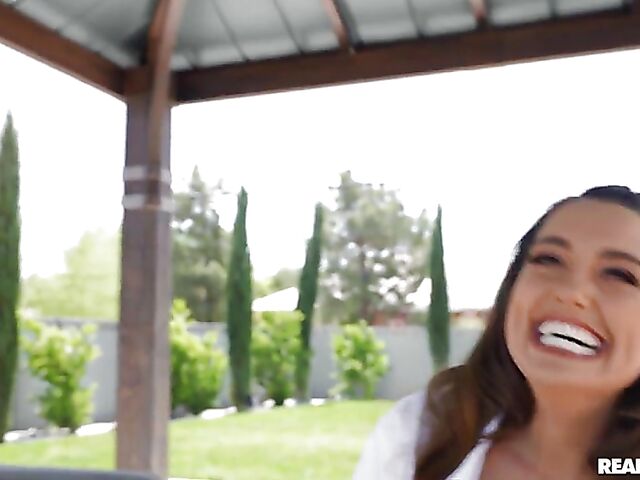 Suck Nolina Nyx's natural boobs and fuck her shaved cunt