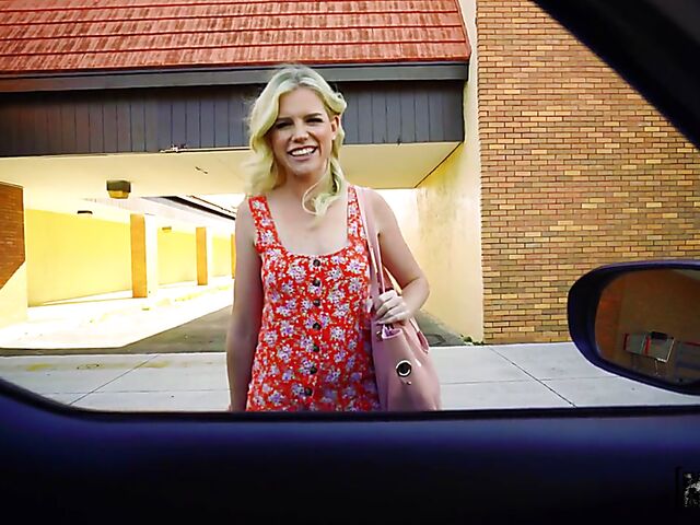 Blue-eyed blonde Nikki Sweet gets picked up and fucked in Mofos POV porn video