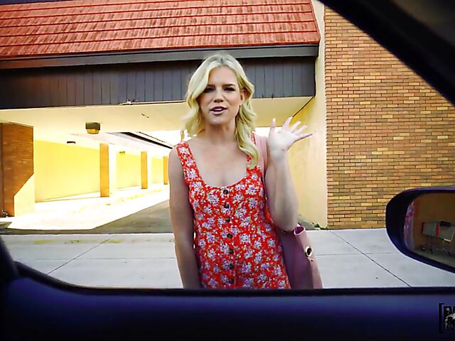 Blue-eyed blonde Nikki Sweet gets picked up and fucked in Mofos POV porn video