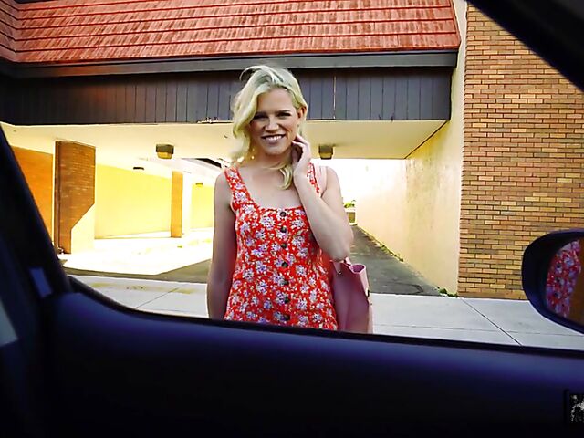Blue-eyed blonde Nikki Sweet gets picked up and fucked in Mofos POV porn video