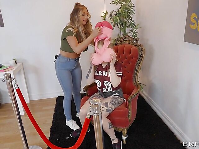 College threesome party with Katie Kush and Kayley Gunner