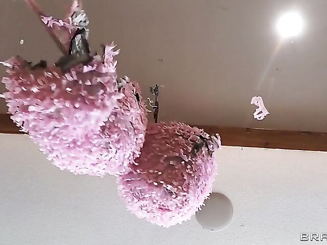 College threesome party with Katie Kush and Kayley Gunner