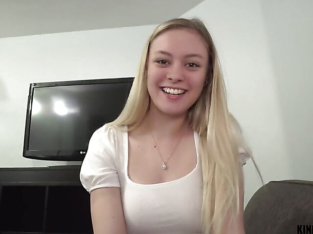 Amber Moore - Cute shaved teen POV fucked by her stepbrother