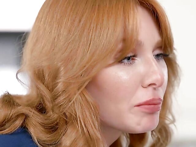 Hot redhead Lacy Lennon is full of desire