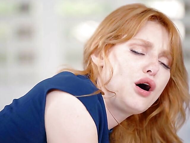 Hot redhead Lacy Lennon is full of desire