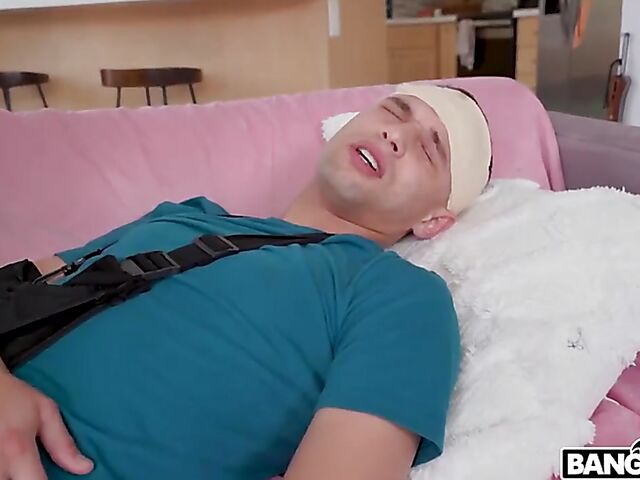 Violet Myers - In-home nurse with big natural tits for a lucky guy