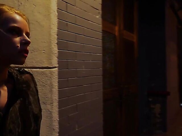 Erotic solo in black boots with Tabitha Elm