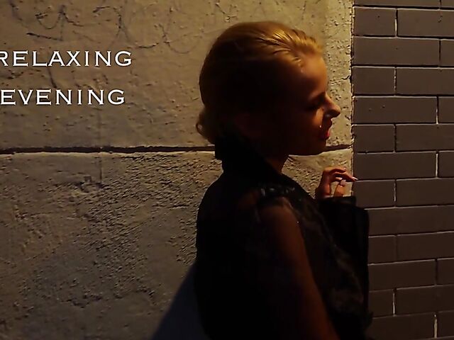 Erotic solo in black boots with Tabitha Elm