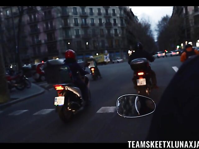 Luna and James POV sex tape from Barcelona