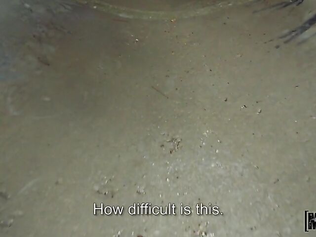 Rubi Rico - Spanish teen with glasses POV fucked outdoors