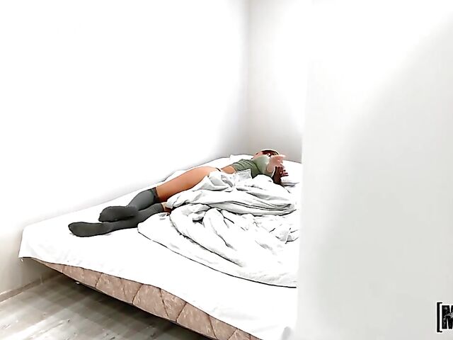 POV anal with big tits Russian roommate Zlata Shine