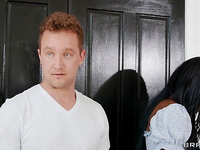 Mature fake tits blonde Sally Dangelo takes a shower with ebony girl Nicole Kitt and then they have an interracial threesome