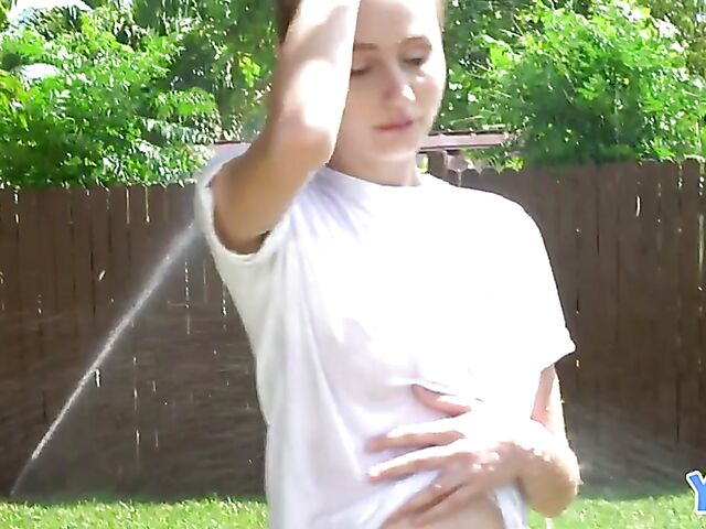 Short hair teen Alicia Williams gets a good pussy pounding