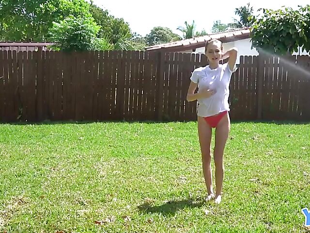 Short hair teen Alicia Williams gets a good pussy pounding