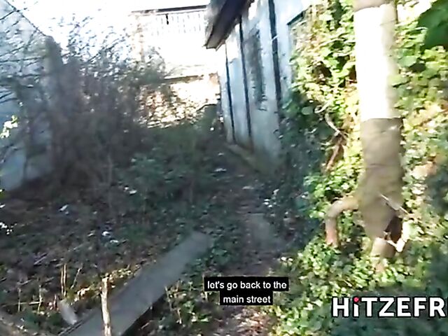 Busty slut Candy Alexa loves getting screwed in abandoned places